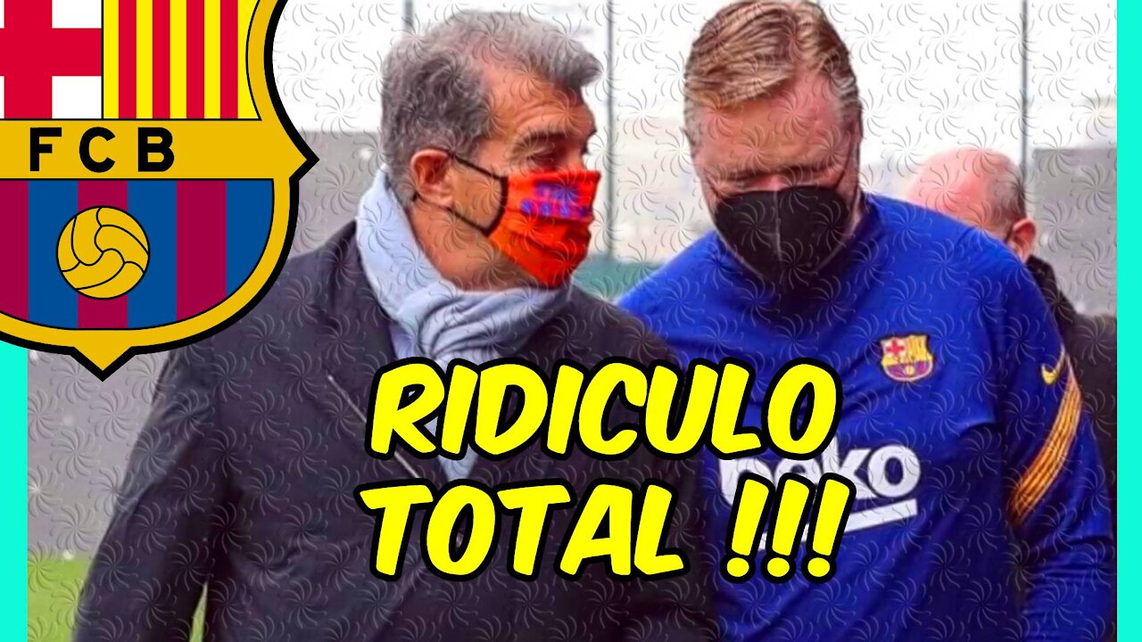 RIDICULO TOTAL del BARÇA en: gestión del CASO KOEMAN, falta de comunicación y FICHAJES!