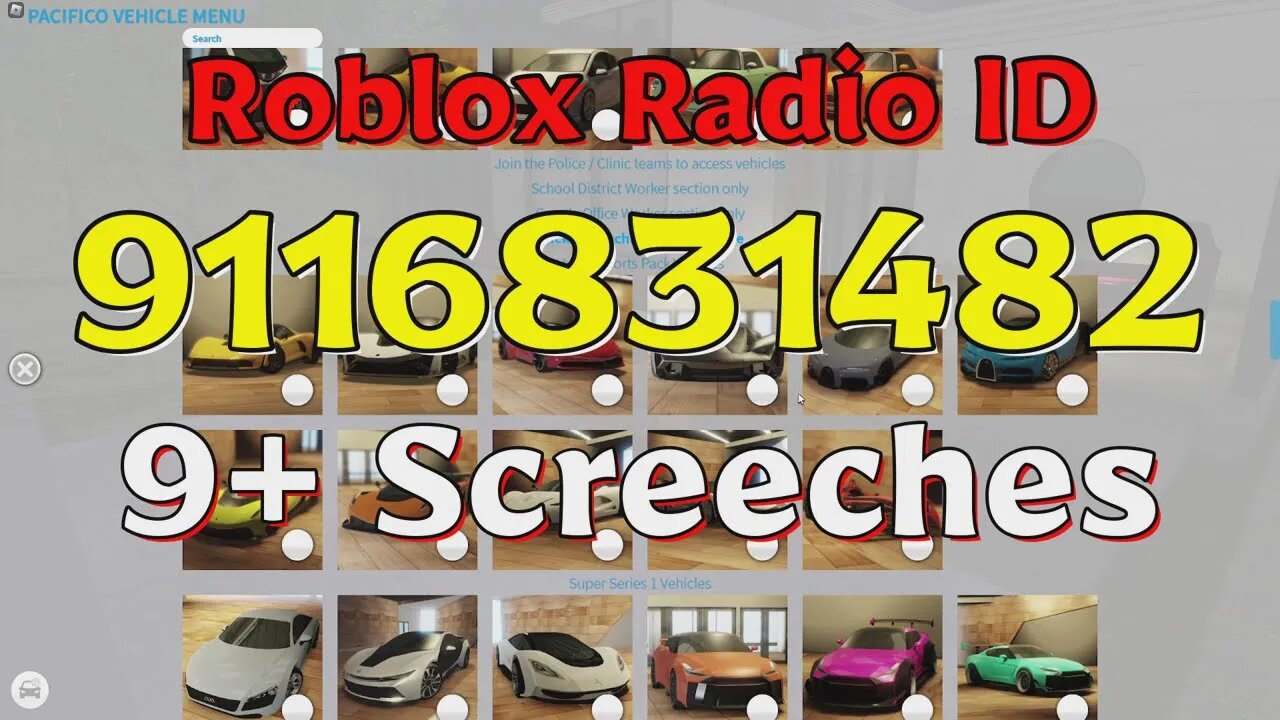 Screeches Roblox Radio Codes/IDs