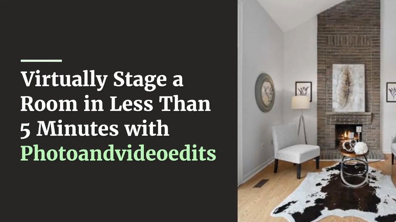 Virtually Stage a Room in Less Than 5 Minutes with Photoandvideoedits