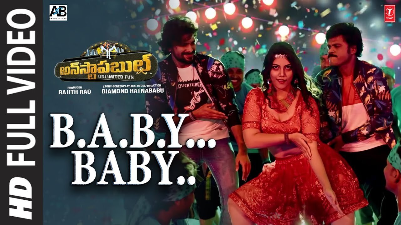 hot item Full Video Baby Song Unstoppable Unlimited Fun Aqsa KVj Sunny Saptagiri Bheems Indravathi
