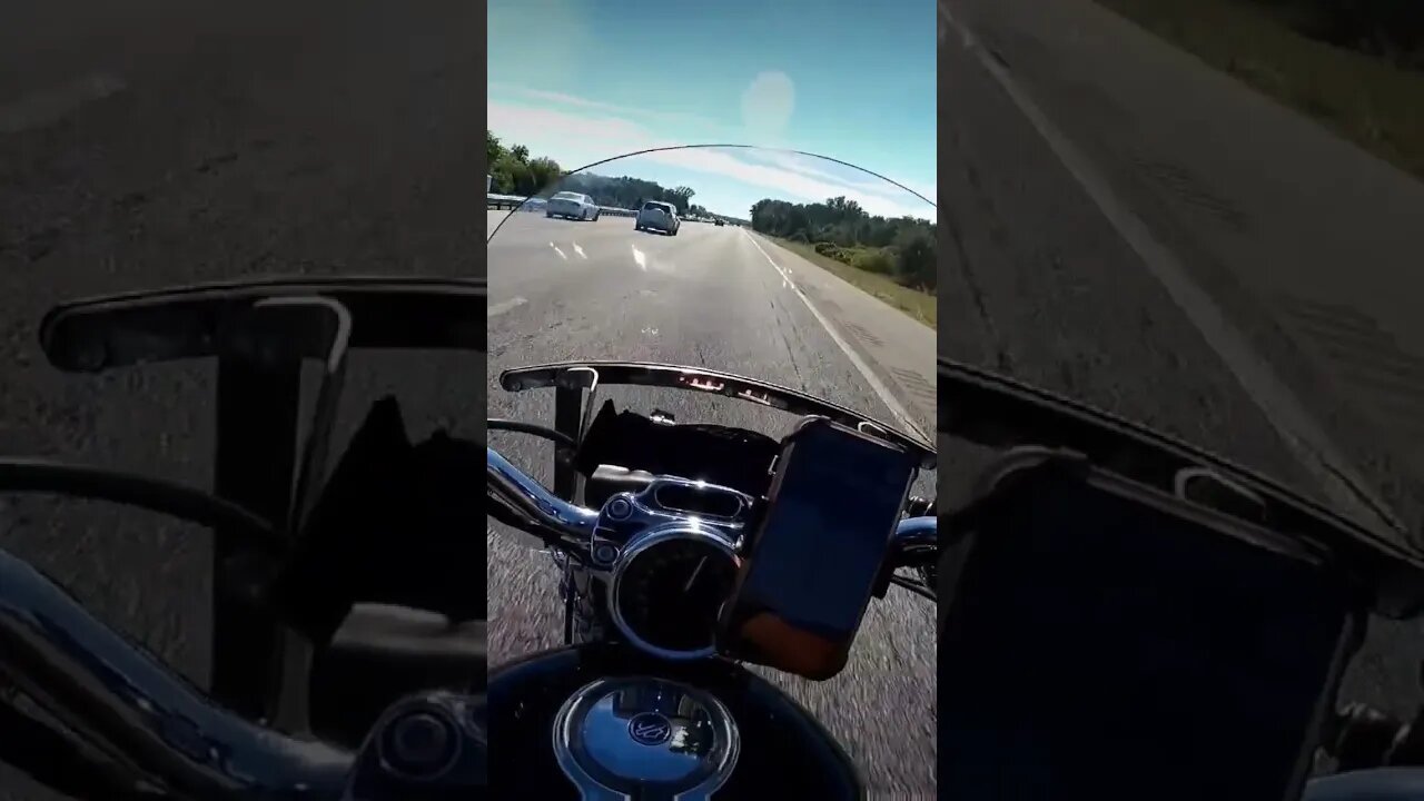 driving my motorcycle around in florida