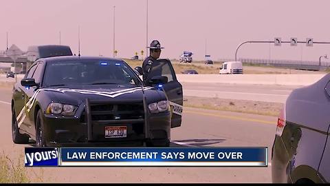 Law enforcement encourages Idaho drivers to move over