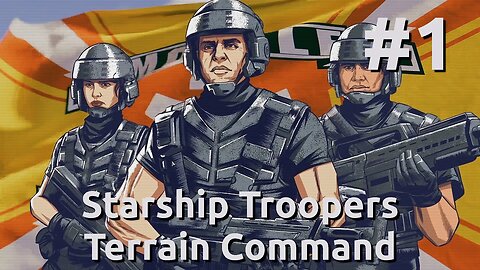 Starship Troopers: Terrain Command - FULL Gameplay Part 1 - Battle of Klendathu