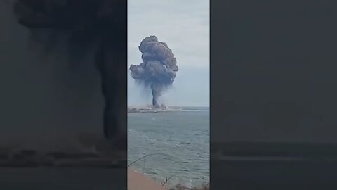 Powerful explosion reported in Ochakiv,Ukraine #shorts #viral #ukraine