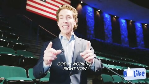 Joel Osteen you not seeing it doesn't mean God is not working