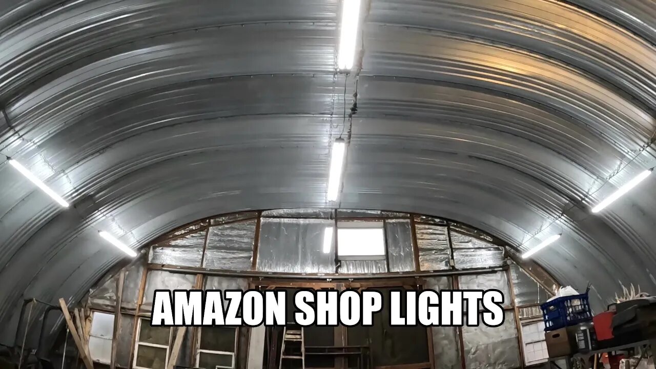 Installing new shop lights | Amazon choice shop lights