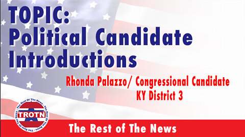 Rhonda Palazzo - Congressional Candidate for KY's 3rd District 3rd