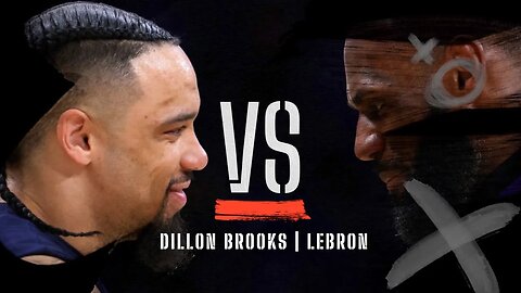 LeBron James and Dillon Brooks Talk Pregame 👀