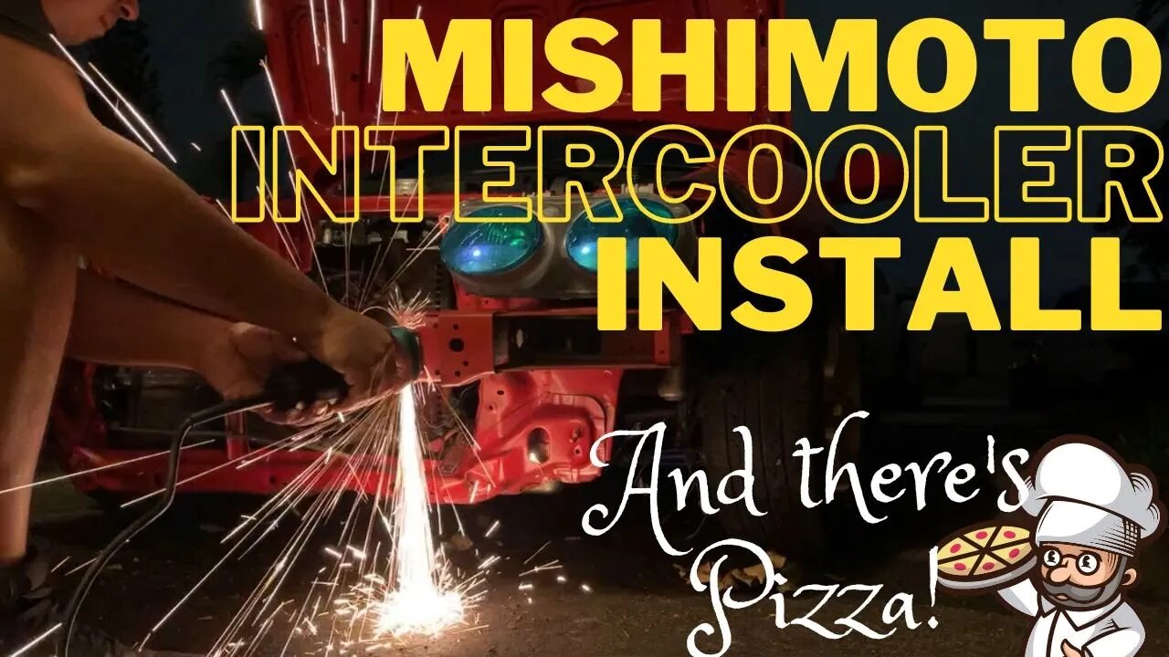 Finally working on my own Acura Integra | Mishimoto Intercooler Install + PIZZA!