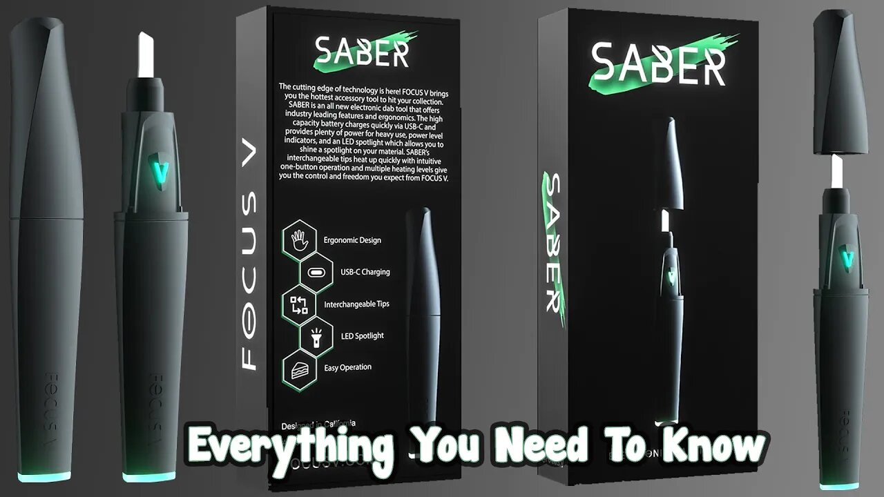 Focus V Saber Unboxing, Button Tutorial & 1st Dab With The Carta 2!