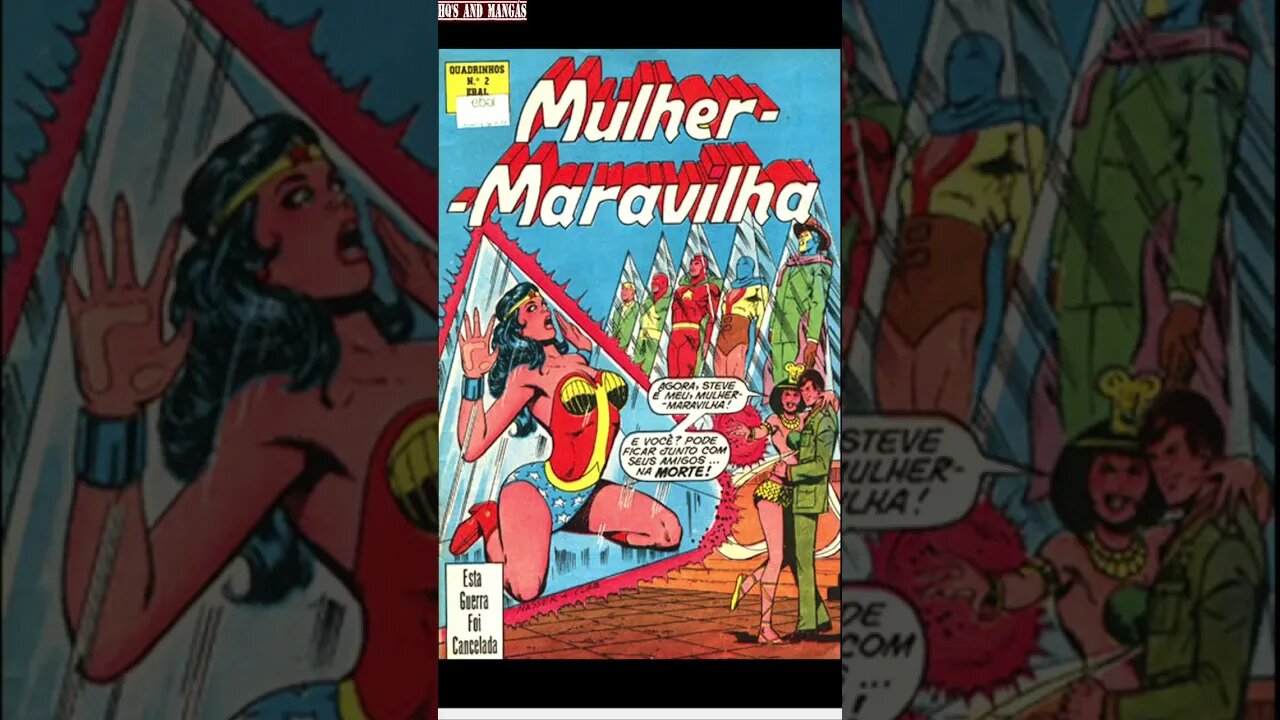 Mulher-Maravilha Nº 01, 02, 03, 04, 05 (Capas) (2ª Serie) (1970)