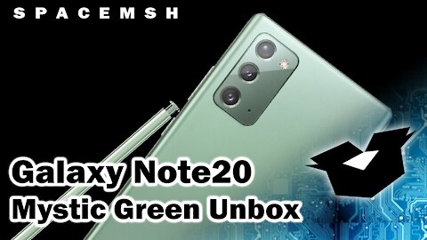 Samsung Galaxy Note20 Mystic Green Unboxing (US-AT&T)