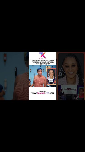 Tia Mowry Discovers That There Is Nothing Outside. Just Go Home Tia