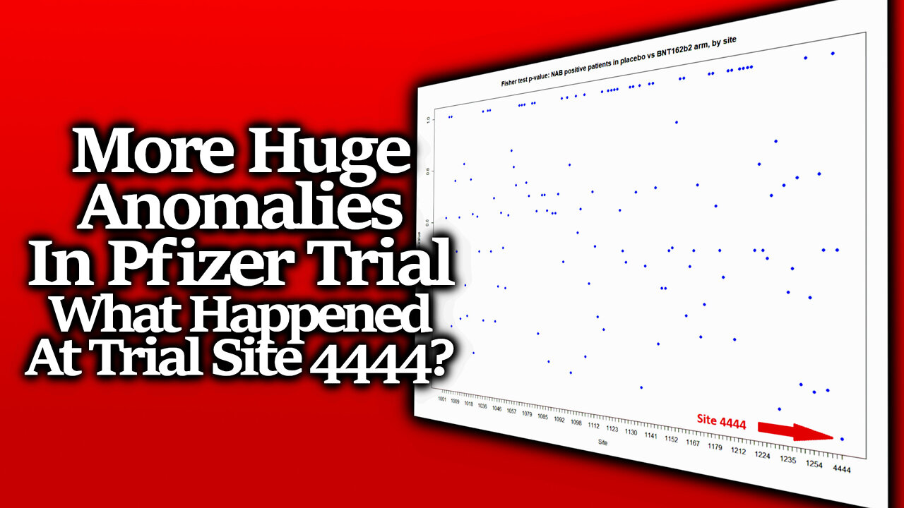 BREAKING: Another HUGE Pfizer Trial Forensic Anomaly: More Investigation Needed Into Trial Site 4444