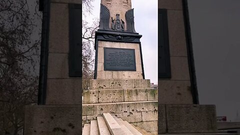 Cleopatra‘s Needle on the River Thames in London #shorts ￼￼