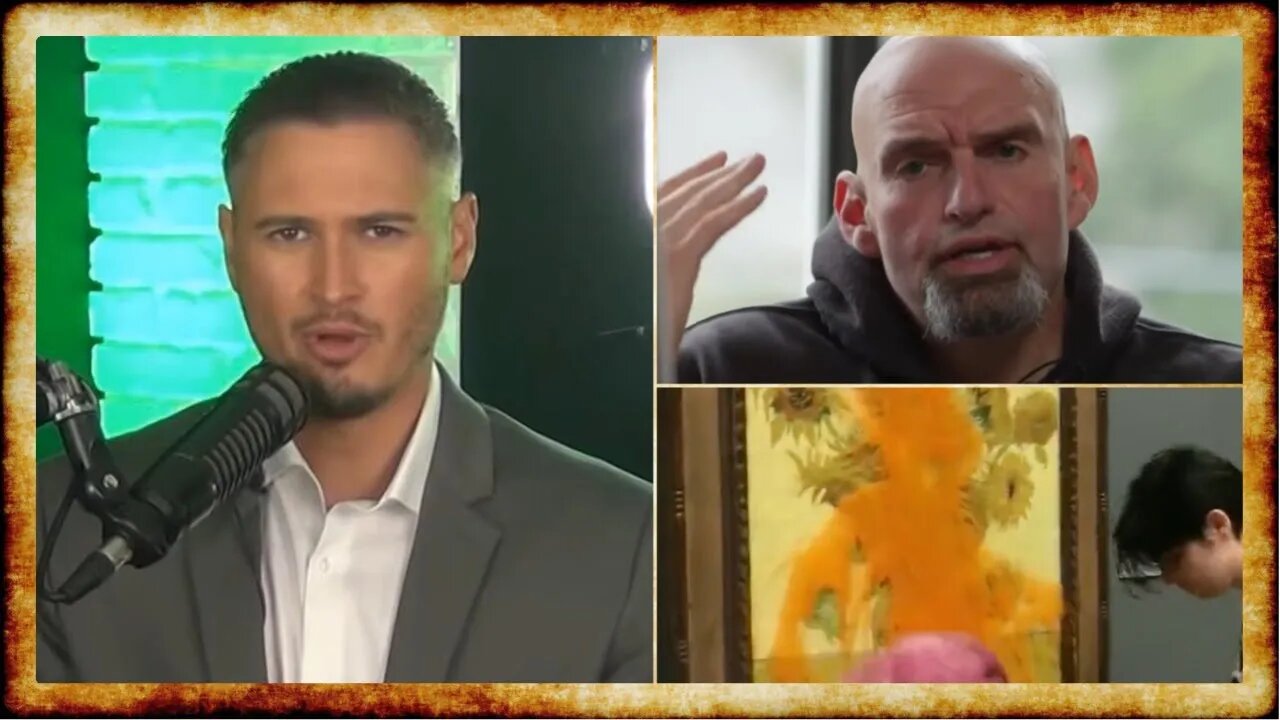 Kyle Kulinski's AWFUL Take on AOC Protestors, Fetterman's Woes, Van Gogh Painting Vandalized