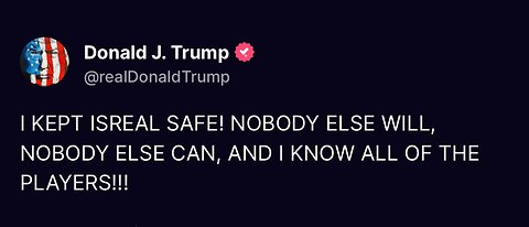 I kept Israel safe.. | 45+