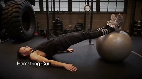 Hamstring Curl with Ball Exercise Tutorial