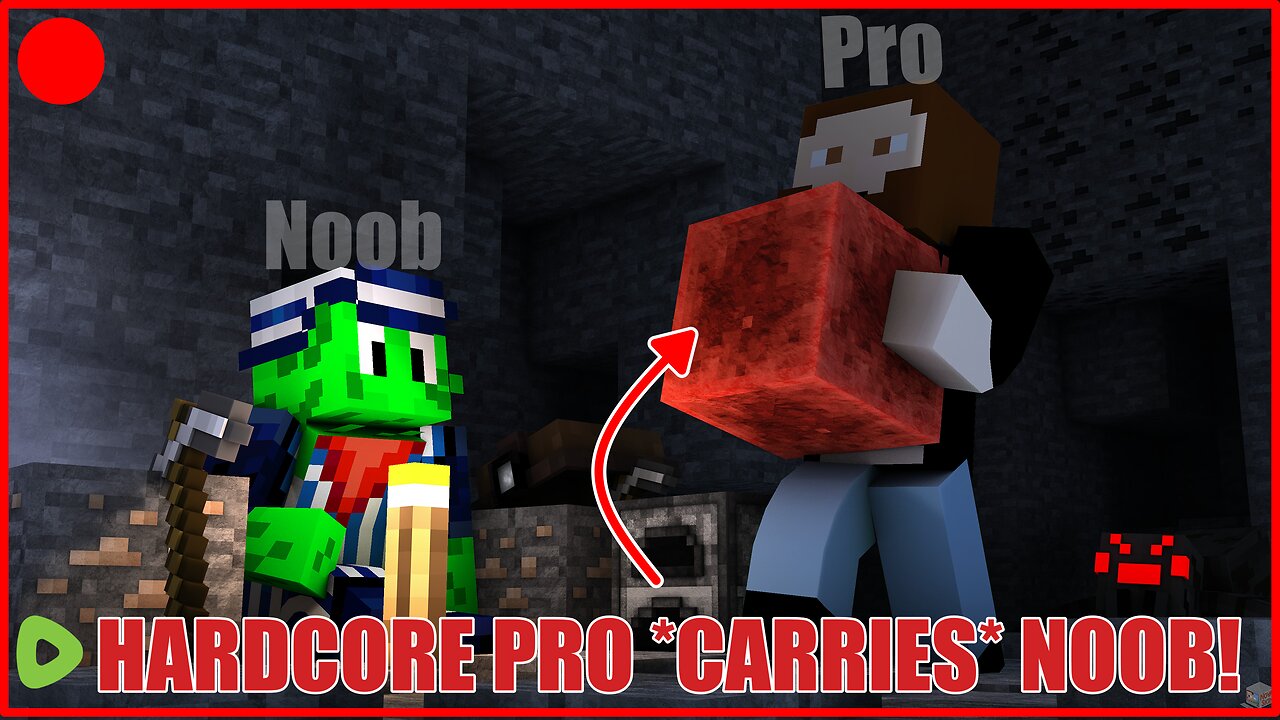 G1 The Hardcore "Pro" *CARRIES* Pine The Noob! - Shenanigang Hardcore Challenge
