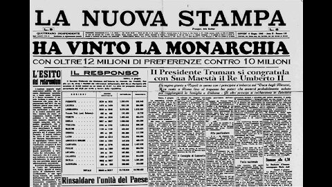 75 anni fa il Referendum Repubblica - Monarchia: e il "buongiorno" si vide subito dal mattino...