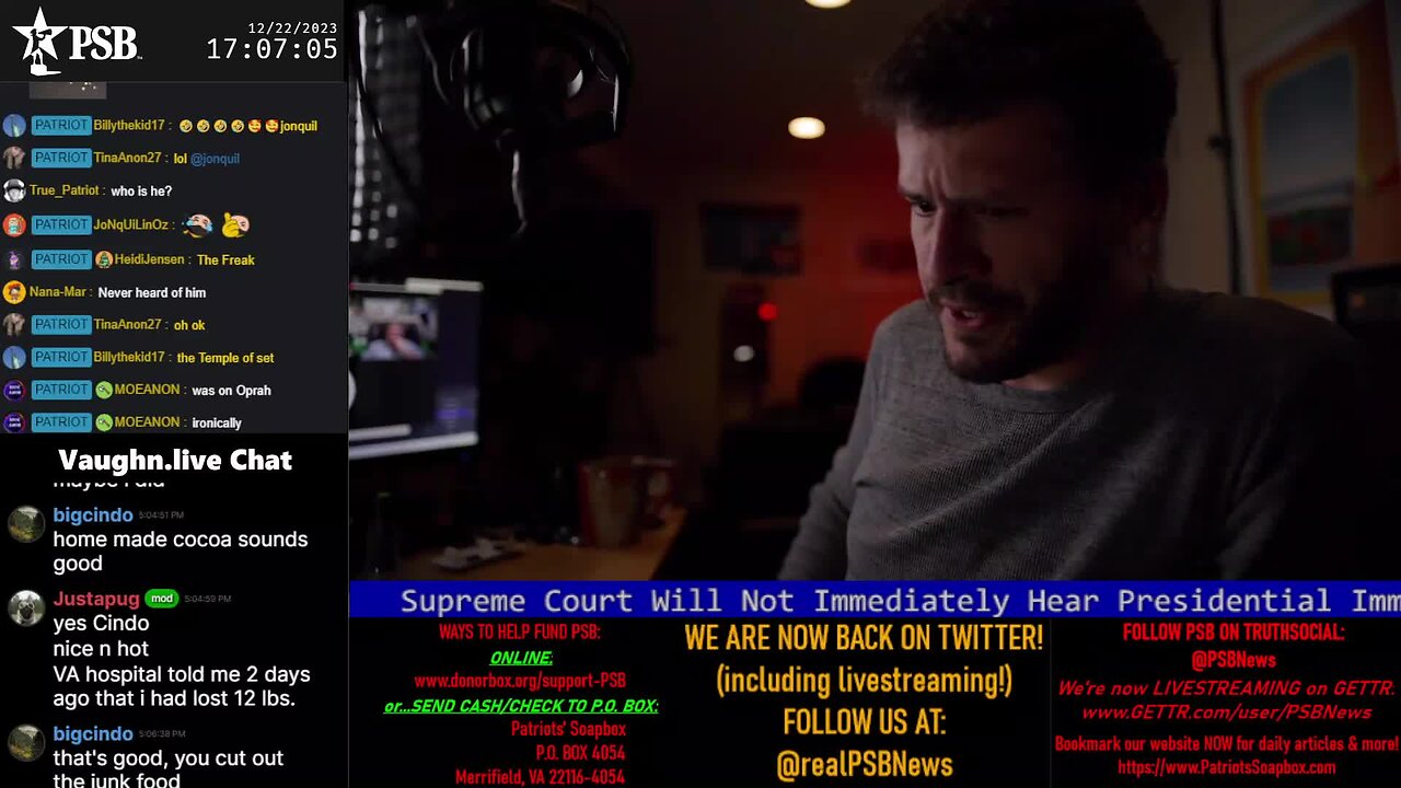 2023-12-22 17:00 EST - Freedom Rings: with Pamphlet Anon