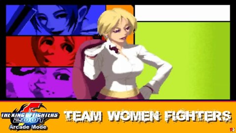 The King of Fighters 2001: Arcade Mode - Team Women Fighters