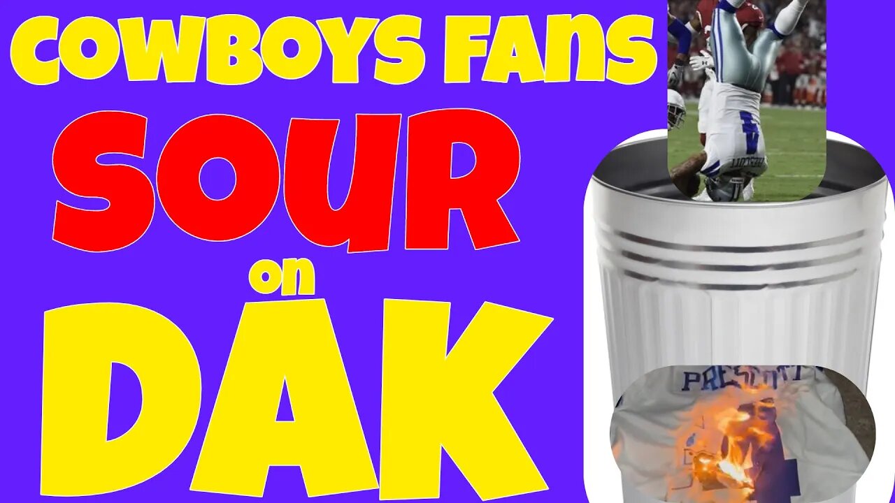Cowboys Fans Throw DAK in the TRASH