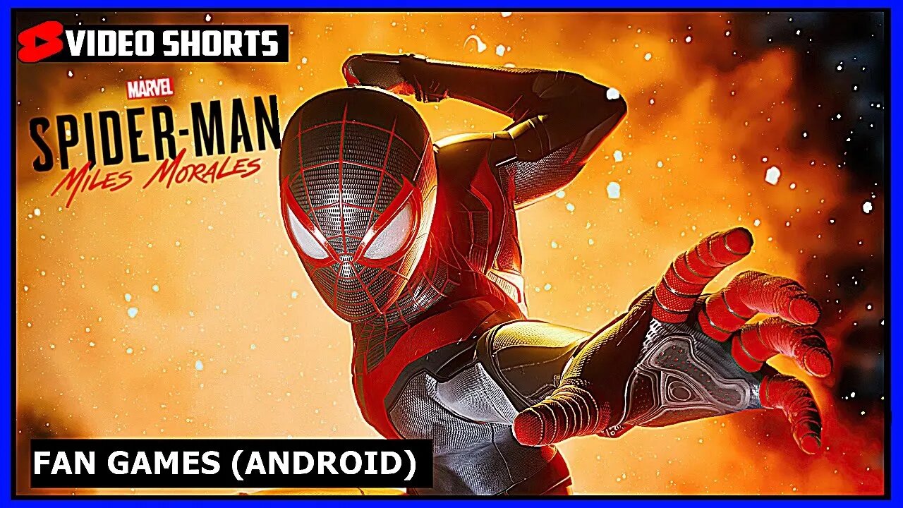 Um fãs, crio o homem aranha (miles morales) para celular Android !! #shortsviews #milesmorales