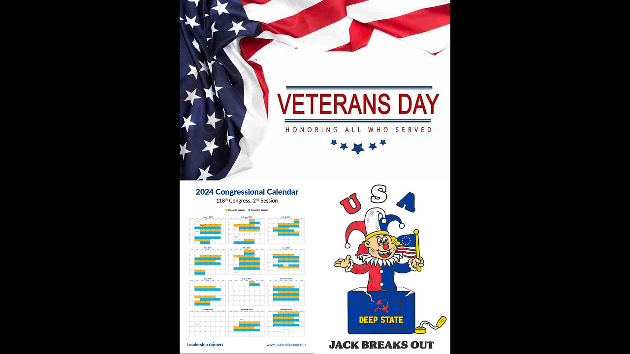 145: VETERANS DAY!!! Why Congress Took Last 45 Days Off? Nov. 11, 2024