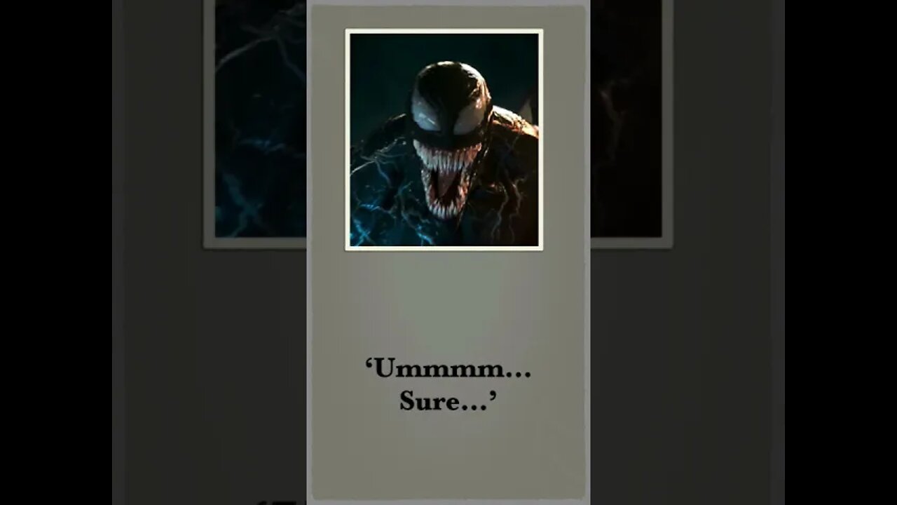 Can We Focus?! A Venom Short! (2022) #Shorts 🙃