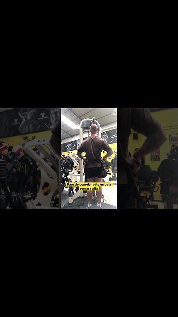 Pare já de cometer o seguinte erro na remada alta #shorts
