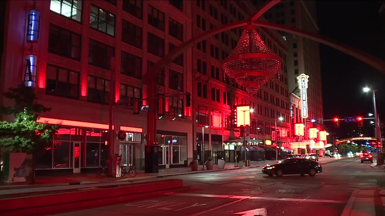 Cleveland, other cities nationwide light up in for 'Red Alert RESTART'