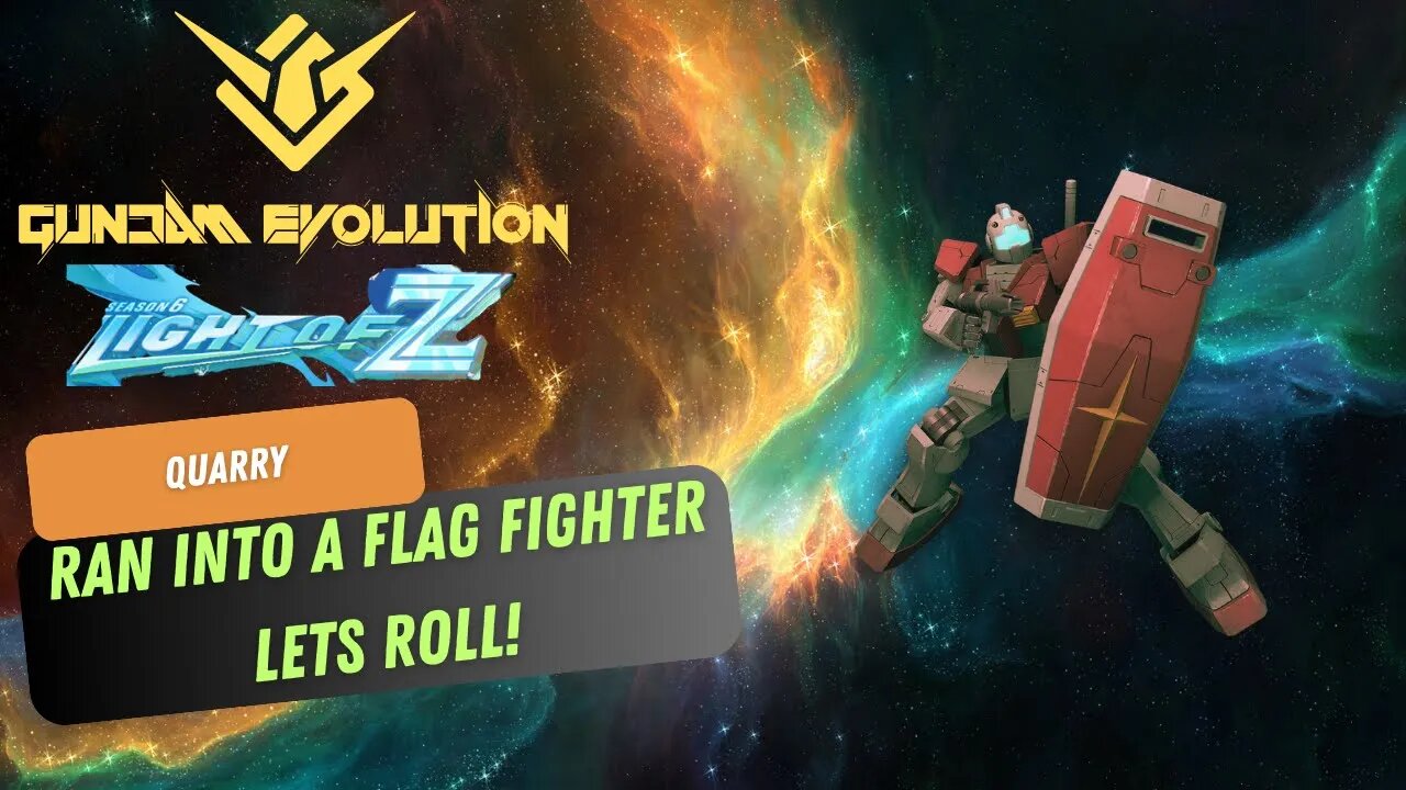 Solo-que but I ran into a Flag Fighter | Gundam Evolution | Full Game