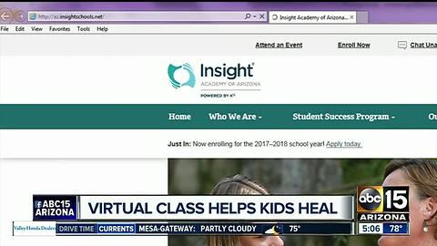 Online school helps kids learn while they heal