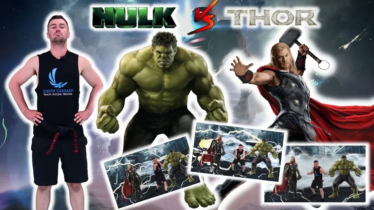 Hulk & Thor Episode - Learn Hulk Smash and Power Punch - Train with Hulk and Thor