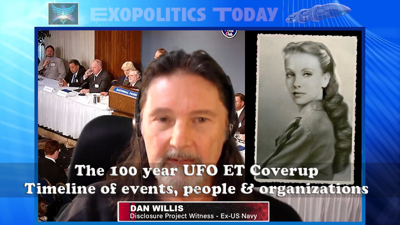 The 100 year UFO ET Cover Up - timeline of events, people & organizations