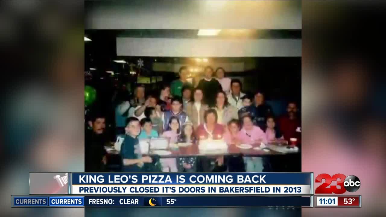 King Leo's Pizza Returning to East Bakersfield