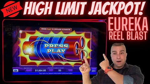 💥High Limit Eureka Blast Hand Pay - Jackpot!💥