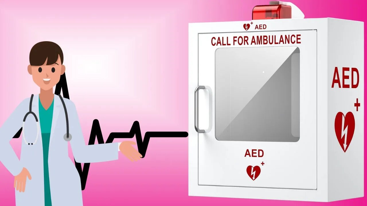 AED Cabinet Wall-Mounted AED Cabinet with Alarm System Industrial-Grade Steel Metal Plate