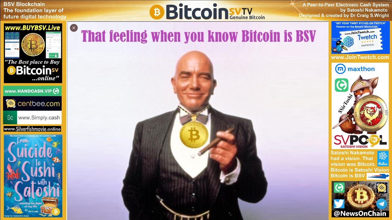That feeling when you know Bitcoin is BSV