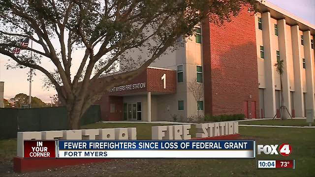 Ft. Myers Fire department coping with layoffs