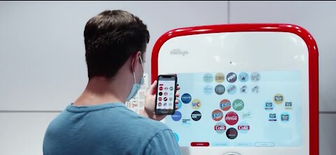 Amazon and Coca-Cola make contactless soda fountain