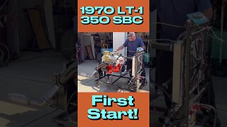 1970 Chevy LT-1 350 First Start! #shorts