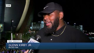 Fan reaction from Bucks Nets game in Milwaukee