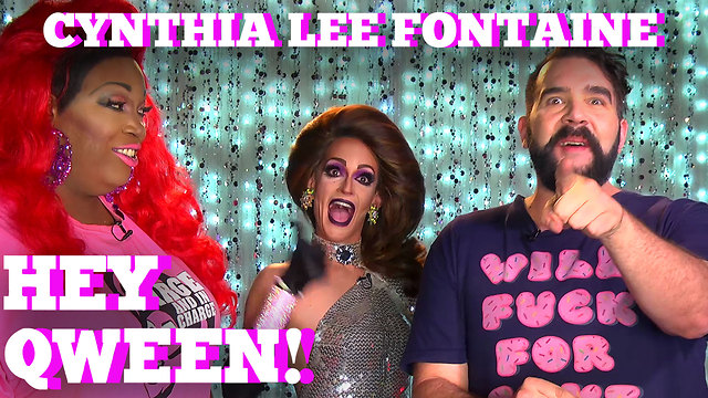 CYNTHIA LEE FONTAINE of RUPAUL'S DRAG RACE on HEY QWEEN! PROMO!