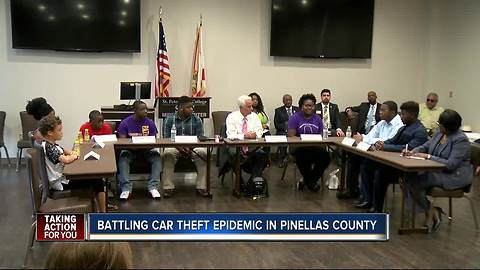 Battling car theft epidemic in Pinellas Co.
