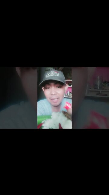 Bakwan sama cabe rawit merah, menu makan