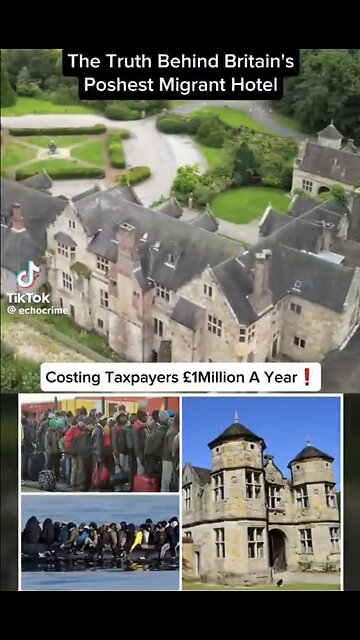 BRITISH LUXURY HOTEL🏨🛗HOUSE ILLEGAL MIGRANTS🛗🏨💫