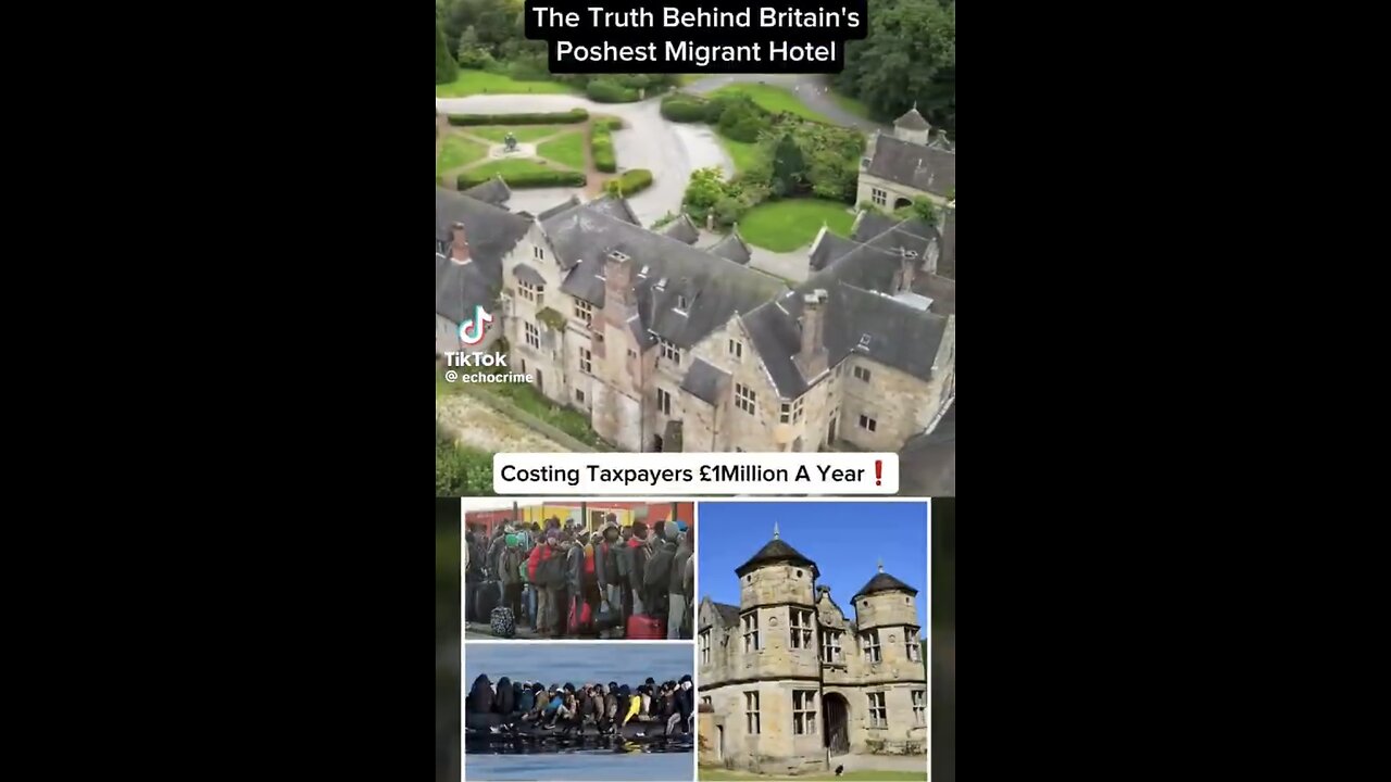 BRITISH LUXURY HOTEL🏨🛗HOUSE ILLEGAL MIGRANTS🛗🏨💫