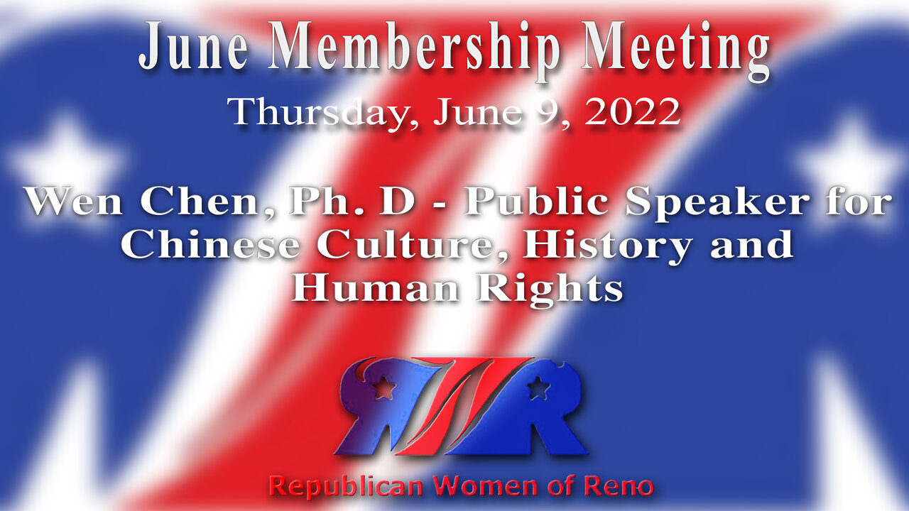 Republican Women of Reno General Meeting June 9, 2022